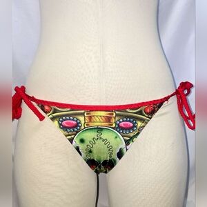 Christian Audigier bikini bottom "DEATH ELIXIR" (extra small)